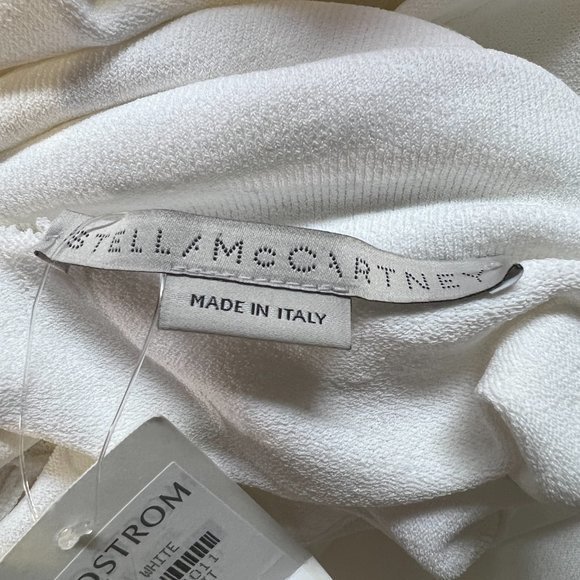 NWT STELLA MCCARTNEY Compact Knit Turtleneck Sweater in Optical White (6) - Picture 9 of 13